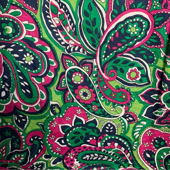 Talbots Paisley Skirt Women’s 18 Floral Pattern Colorful Business Professional - Picture 3 of 8